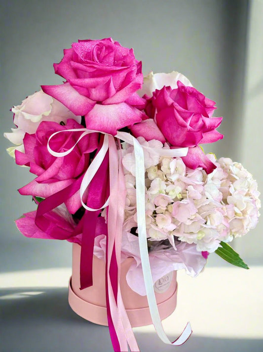 Flowers Box "Cotton Candy"