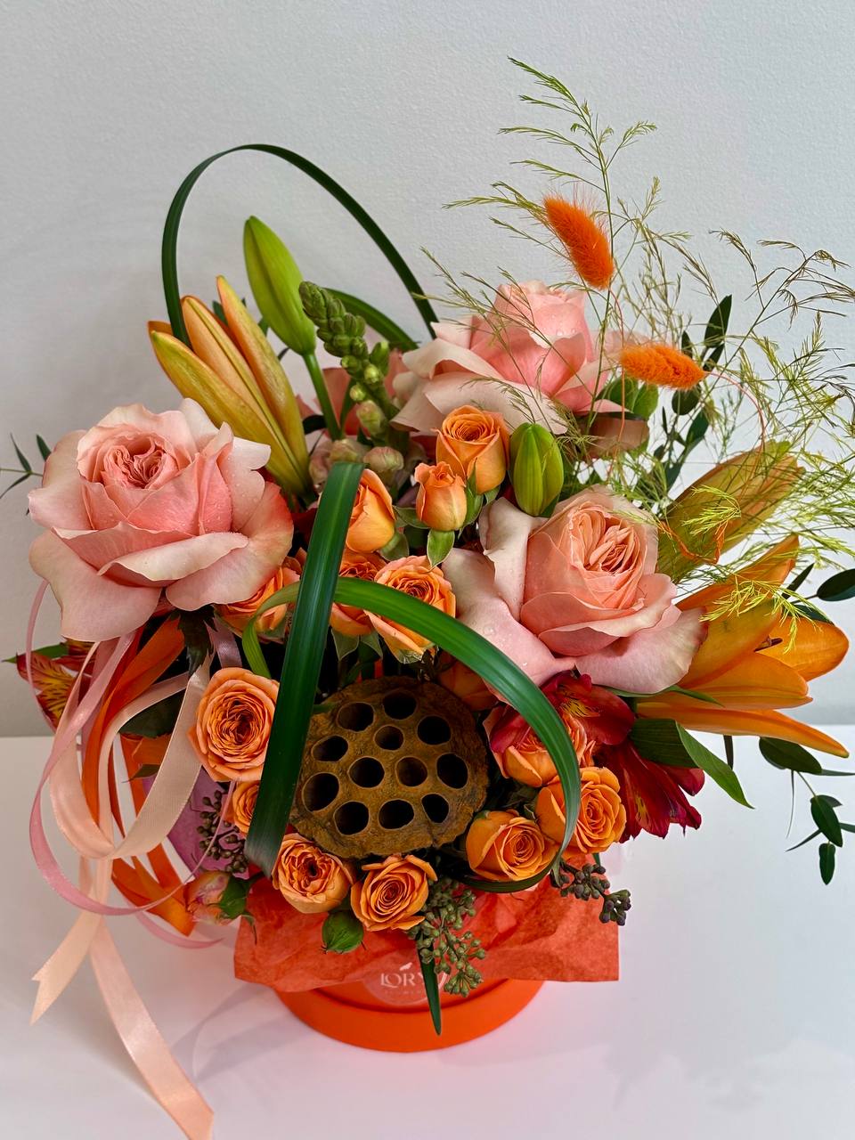 Flower Box "Orange dream"