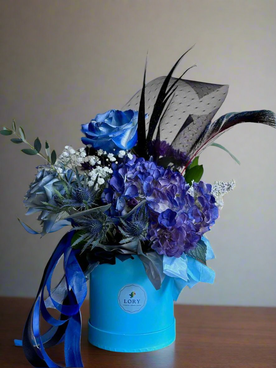 Flower Box "Midnight Blues"