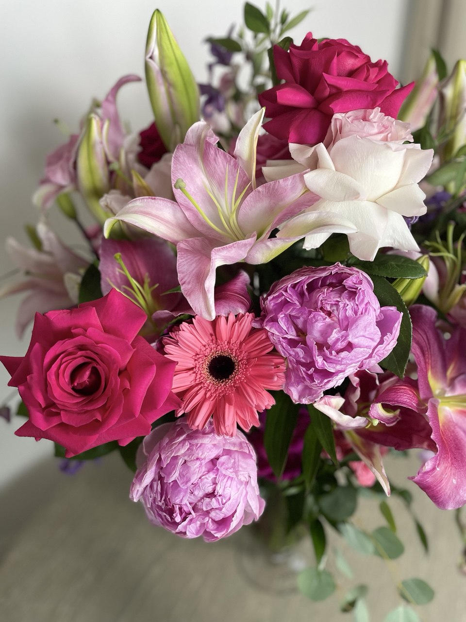 Bouquet in vase "Elysian Beauty"